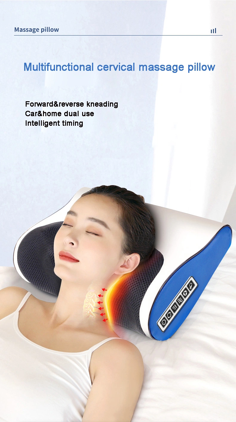 Relaxation Massage Equipment Heating Neck Shoulder Back Head Multifunction Massage Pillow