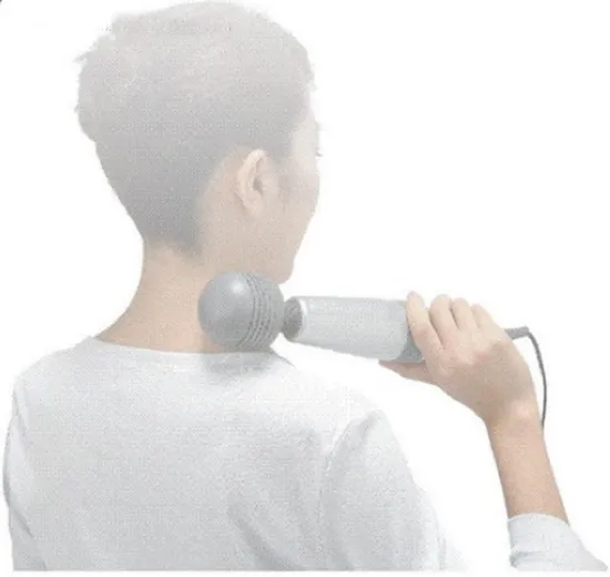 2023 japonês novo estilo prático portátil vibração corpo pescoço volta massageador para mulheres e homem varinha massageador