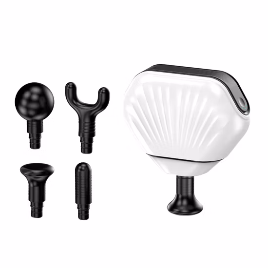 Vibração portátil facial tecido profundo volta mini máquina de massagem arma massageador muscular alta qualidade 2022
