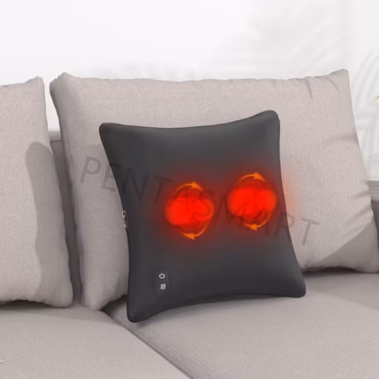 Venda quente travesseiro traseiro elétrico massageador muscular relaxar almofada de assento de massagem shiatsu